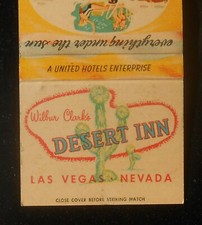 1950s Wilbur Clark's Desert Inn Dine at the Painted Desert Room Las Vegas NV MB