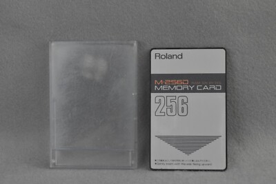 Roland M-256D メモリーカード ローランド RAM32K Roland Memory Card M-256D 32K Bytes RAM Card In Excellent Working