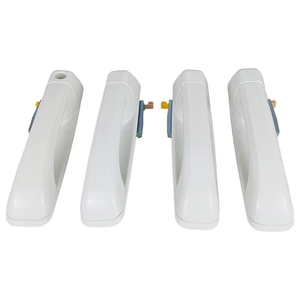 Manija de puerta delantera trasera blanca brillante para Dodge Ram1500 2500 3500 PW7 1GH21GW7AF Foto 3 de 4