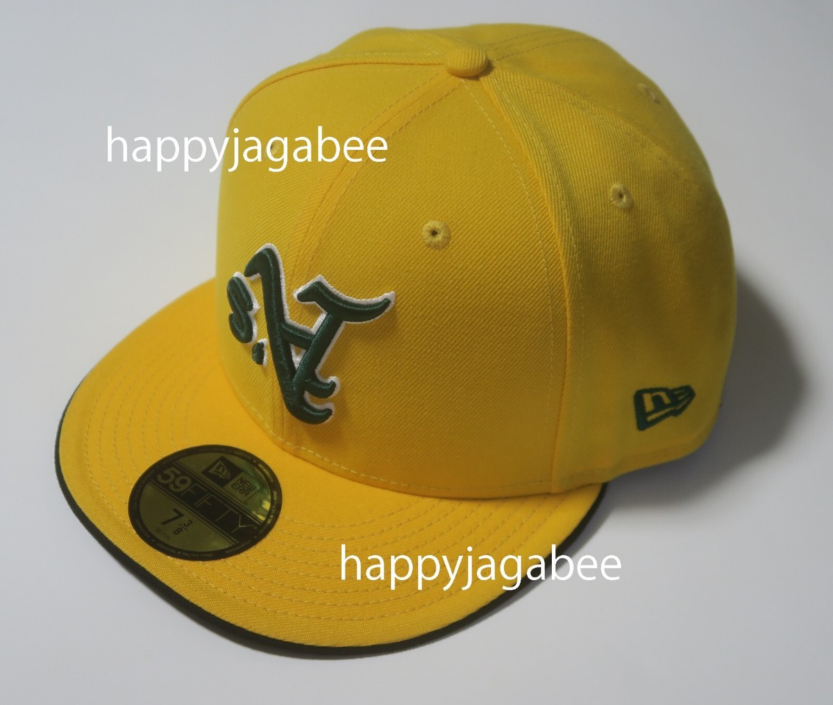 NEW ERA 59Fifty Cap MLB Upside Down Oakland Athletics A Gold 14388820
