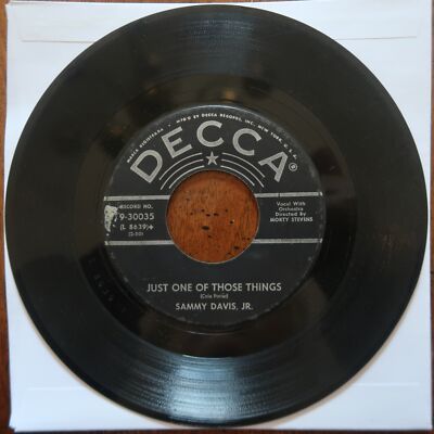 好きに ONE EARTHBOUND/JUST JR. DAVIS, SAMMY OF DECCA THINGS THOSE ジャズ