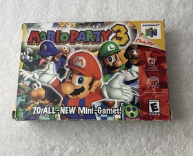 Mario Party 3 (Nintendo 64 N64, 2001) Complete- CIB - Tested - Great !