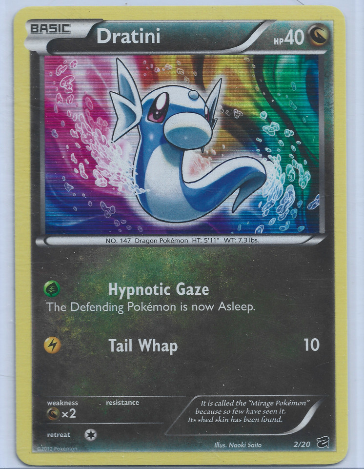 Dratini 2/20 Dragon Vault Holo