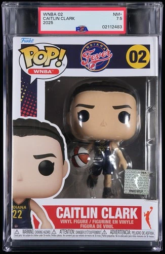 FUNKO POP! WNBA CAITLIN CLARK #02 (2025) PSA 7.5