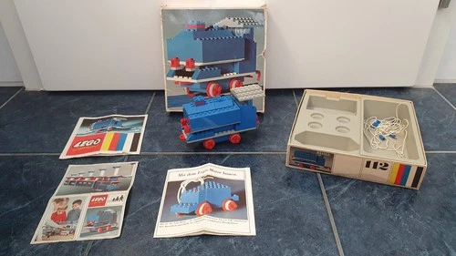 Lego System Classic Vintage Train Train Set 1 12 60s Old 60s Original Box Boxed