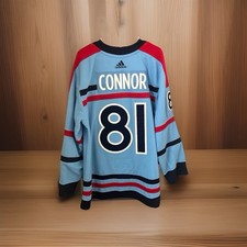Adidas Winnipeg Jets Alternate RCAF Connor Jersey Size 54