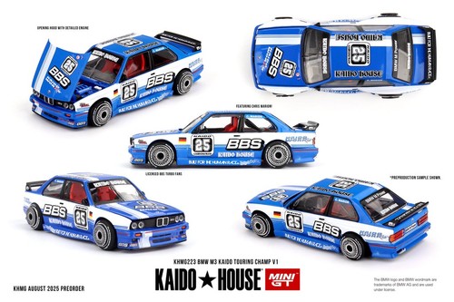 (Pre-order) Kaido House X Mini GT BMW M3 Kaido Touring Champ V1 Model KHMG223 - Picture 2 of 2