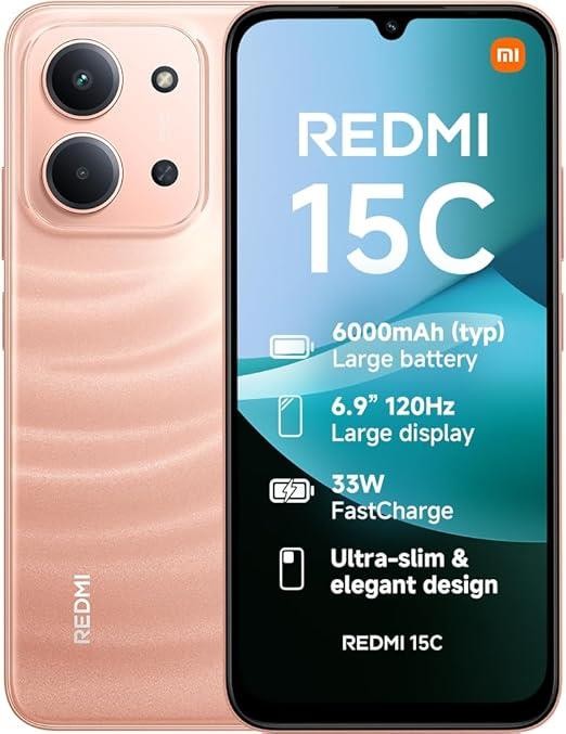 Xiaomi Redmi 15c 256GB 4GB Ram Twilight Orange Dual Sim Unlocked Brand New