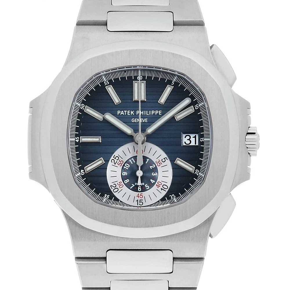 Patek Philippe — PATEK PHILIPPE Nautilus Chronograph 5980/1A-001 second hand mens