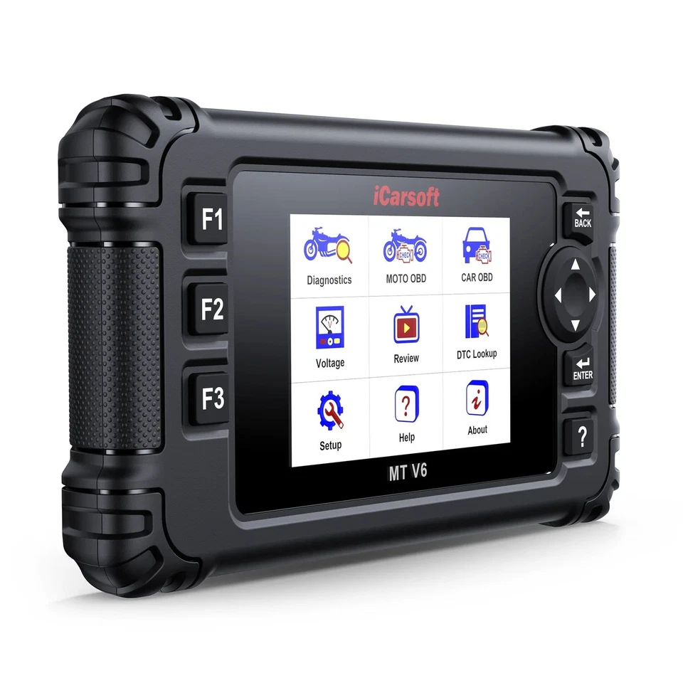 iCarsoft MT V6 für Harley Davidson Diagnosegerät OBD Scanner inkl. Adapter - Bild 2 von 4