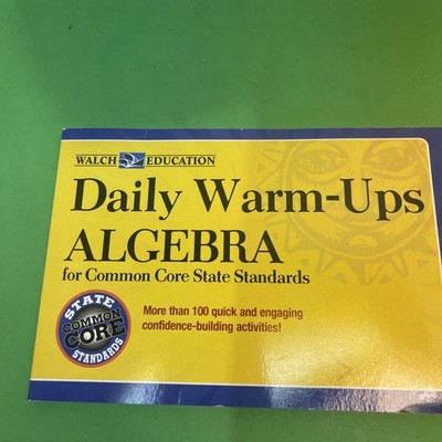 Daily Warm-Ups:Algebra for Common Core Standards - Paperback - VERY GOOD