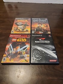 Playstation 2 Console Lot. 2 Consoles 4 Controllers & 41 Games Tested & Working