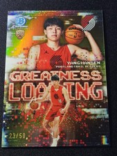 2025-26 Bowman Chrome Yang Hansen Gold /50 Purple/250 Red Rookie/499