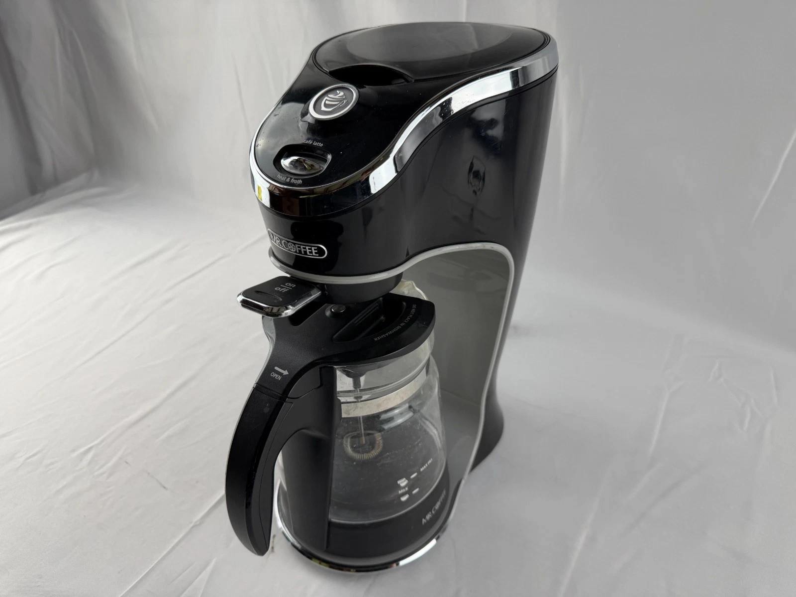 Mr Coffee Cafe Latte Maker Automatic Hot Beverage Machine Tested Working