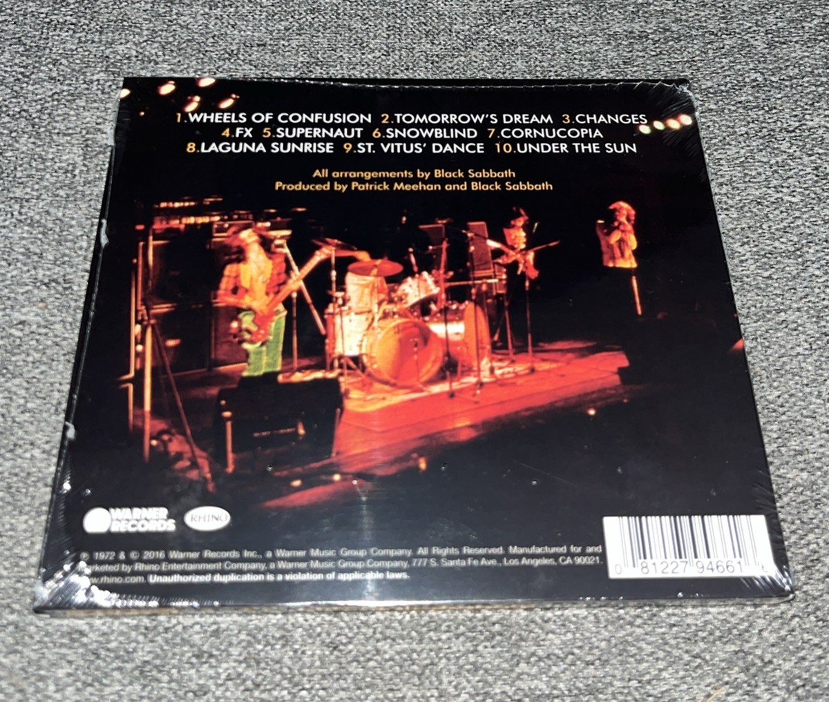 Vol 4 By Black Sabbath Ozzy Osbourne (New CD)⭐️Buy Any 3 Get 1