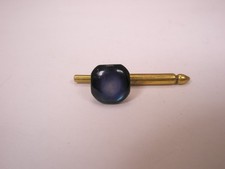 SINGLES 1 5/16" Blue Square Vintage Formal Tuxedo Prom Groom Shirt Stud i29