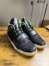 Jordan Flight Club 90's Men's Black/Green-Purple Sneakers 602661-017 Size 13