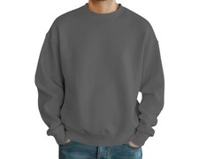 Mens UK Sweatshirt Heavy Blend Crew Neck Plain Jumper Pullover Top Quality