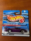 Vintage Hot wheels model car, Porsche 911 GT1-98 metallic purple Mattel 2000 172