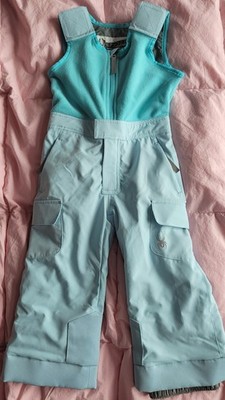 spyder expedition pants kids 3T cyan blue for ski