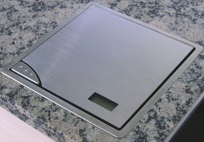 LA DIFFERENCE Elettronica Einbauwaage Acciaio Inox Küchenwaage Incasso Piano di Lavoro Cucina