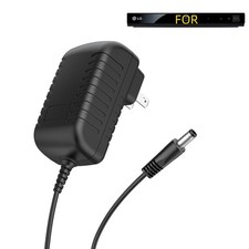 AC Adapter for LG BP175 BP175-N BP-175 Wired Streaming Blu-Ray Disc/DVD Player