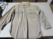 Vintage 50s Hercules Sears Button Up Work Shirt Thrashed Gusset USA Made (2)