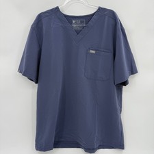 FIGS Mens Leon Three Pocket Scrub Top Size XXL Short Sleeve Shirt FM1500