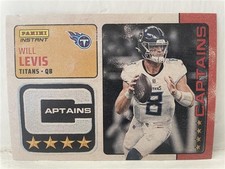 Will Levis 2024 Panini Captains NFL #29 Card Tennessee Titans 1/351