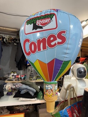 *Selten/Vintage* RIESIGER 22'' x 16'' Kellogg's Keebler Elfe Werbe Heißluftballon