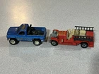 Hot Wheels 1984 Real Riders Bywayman Rubber Tires: & 1980 Old Number 5 Fire