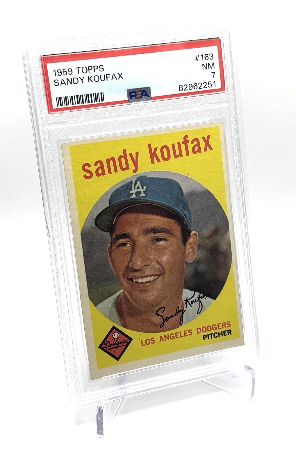 1959 Topps Sandy Koufax #163 PSA 7
