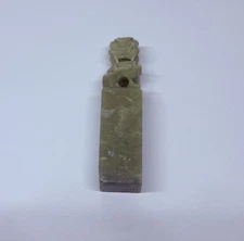 Vintage Chinese Jade Stone Seal Stamp Foo Dog Lion “Fu” 2.5” Art Decor 20