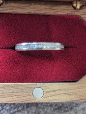 Platinum And Natural Diamond Eternity Ring