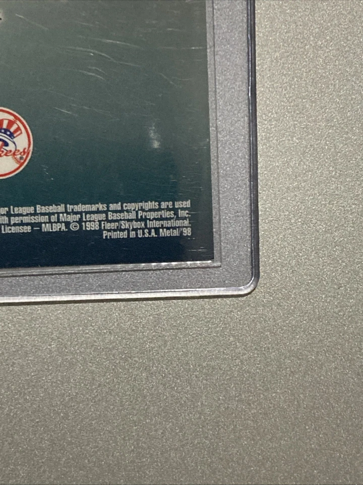 Fleer Skybox Metal Universe 1998 - Hardball Galaxy Derek Jeter #208 Foto 3 de 4