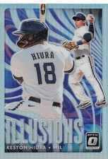 2020 Panini - Donruss Optic ILLUSIONS KESTON HIURA HOLO PRIZM