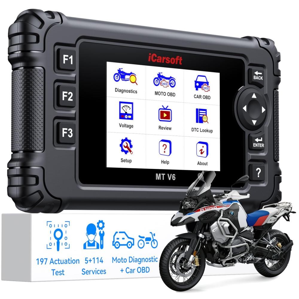 iCarsoft Kawasaki Ninja ZX-6R 2009-2023 Motorcycle Diagnostic Tool