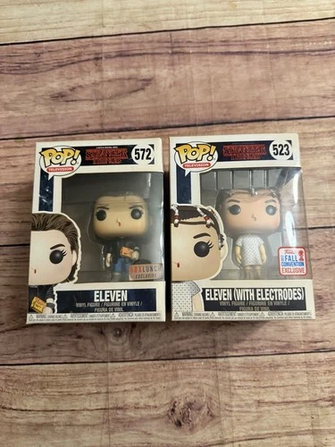 Funko Pop! Eleven #523 & #572 Stranger Things Exclusives BoxLunch + Fall 2017