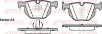 Remsa Bremsbelagsatz Scheibenbremse 0381.61 FüR X5 F85 E72 F15 E71 E70 BMW X6
