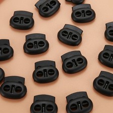 Plastic Cord Lock Stopper Toggle Clip for Drawstring Elastic Lanyard Paracord