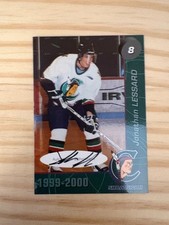 1999-00 Shawinigan Cataractes Signed #1 Jonathan Lessard 017/100 AUTOGRAPHED