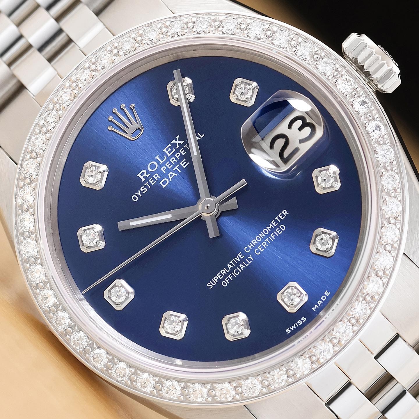 ROLEX OYSTER PERPETUAL DATE 1500 STAINLESS