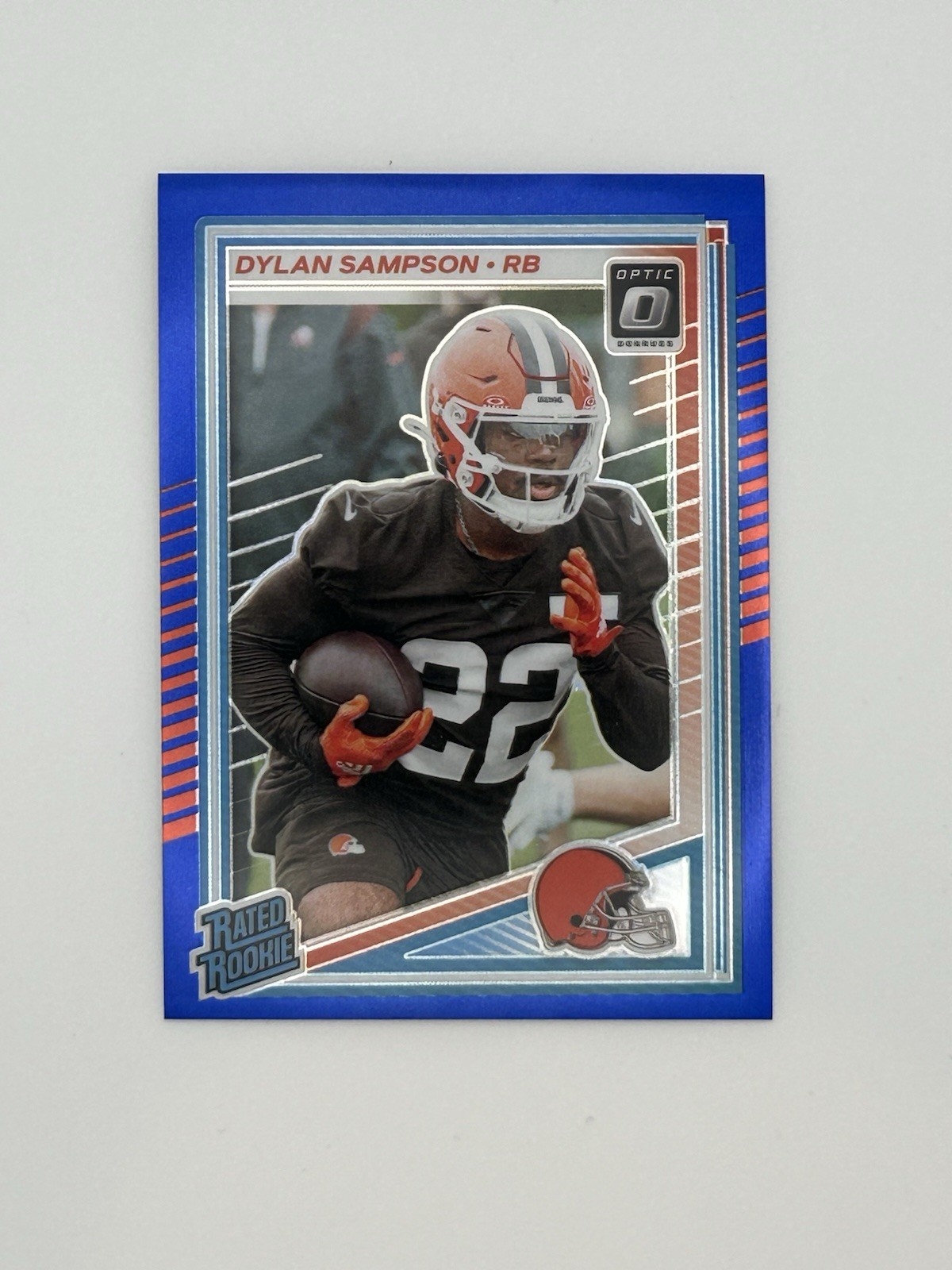 Panini Donruss Optic Dylan Sampson Rated Rookie Blue Prizm #238 137/249 2025