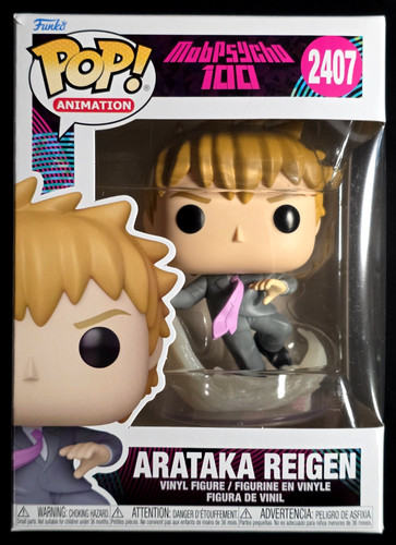 Funko Pop! - Arataka Reigen #2407 - Mob Psycho 100 - Crunchyroll
