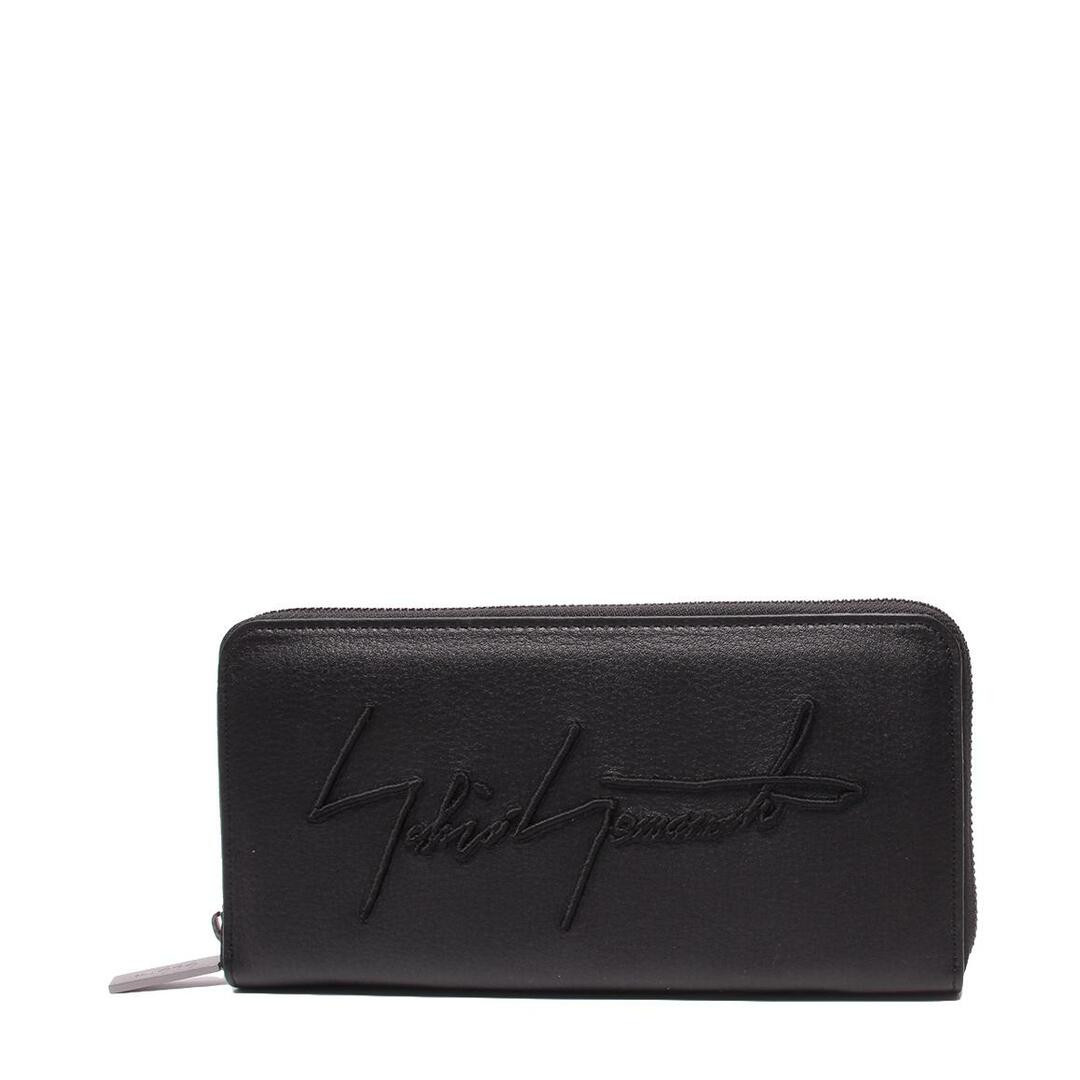 大人気!! YOHJI YAMAMOTO Signature long ウォレット Yohji Yamamoto round zipper long wallet men's