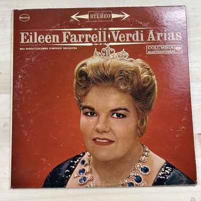 Eileen Farrell   Verdi Arias LP Record 1961 Columbia Masterworks Classical 33