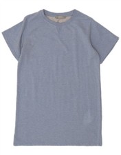 OASIS Womens T-Shirt Dress UK 16 Large Blue Cotton LA16