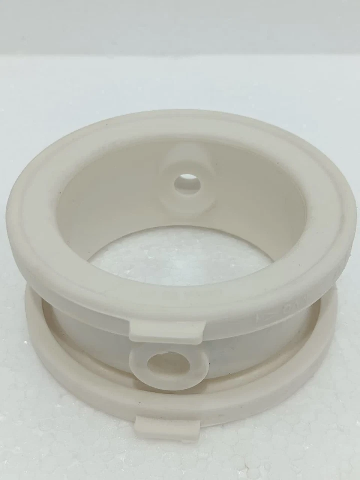 VALVE SEAT FOR BUTTERFLY VALVE V5 WHITE SK MVQ ISORA DN80 SILICONE RUBBER SEAL - Image 3 of 4