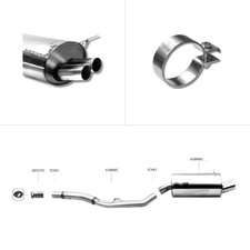Bastuck Komplettanlage - BMW 3er Serie E36 323ti Compact
