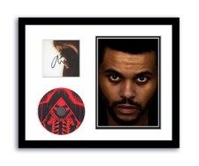 The Weeknd Signed 11x14 Framed CD Photo Hurry Up Tomorrow Frank Miller ACOA